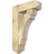 Ekena Millwork Olympic Arts and Crafts Rough Sawn Bracket w/ Offset Brace, Douglas Fir, 8"W x 26"D x 38"H BKT0806X26X38OLY03RDF - alternate 1